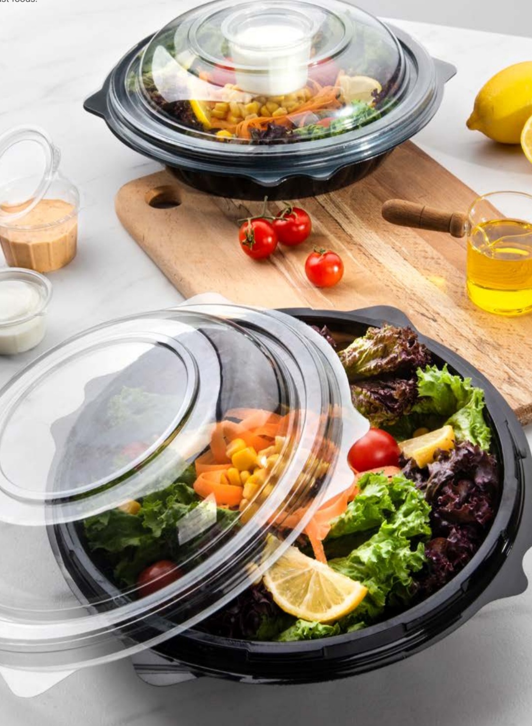 ظرف سالاد سزار یکبار مصرف قیمت